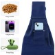 6 kg Dog Carry Bag, Portable Adjustable Dog Carrier for Dogs, Hands-Free Dog Bag, Breathable Transport Bag for Outdoor Walking Activities and Excursions (Black)