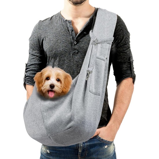 6 kg Dog Carry Bag, Portable Adjustable Dog Carrier for Dogs, Hands-Free Dog Bag, Breathable Transport Bag for Outdoor Walking Activities and Excursions (Black) 6 kg Dog Carry Bag, Portable Adjustable Dog Carrier for Dogs, Hands-Free Dog Bag, Breathable Transport Bag for Outdoor Walking Activities and Excursions (Black)
