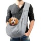 6 kg Dog Carry Bag, Portable Adjustable Dog Carrier for Dogs, Hands-Free Dog Bag, Breathable Transport Bag for Outdoor Walking Activities and Excursions (Black)