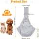 6 kg Dog Carry Bag, Portable Adjustable Dog Carrier for Dogs, Hands-Free Dog Bag, Breathable Transport Bag for Outdoor Walking Activities and Excursions (Black)