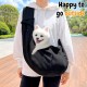 6 kg Dog Carry Bag, Portable Adjustable Dog Carrier for Dogs, Hands-Free Dog Bag, Breathable Transport Bag for Outdoor Walking Activities and Excursions (Black)