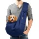 6 kg Dog Carry Bag, Portable Adjustable Dog Carrier for Dogs, Hands-Free Dog Bag, Breathable Transport Bag for Outdoor Walking Activities and Excursions (Black)