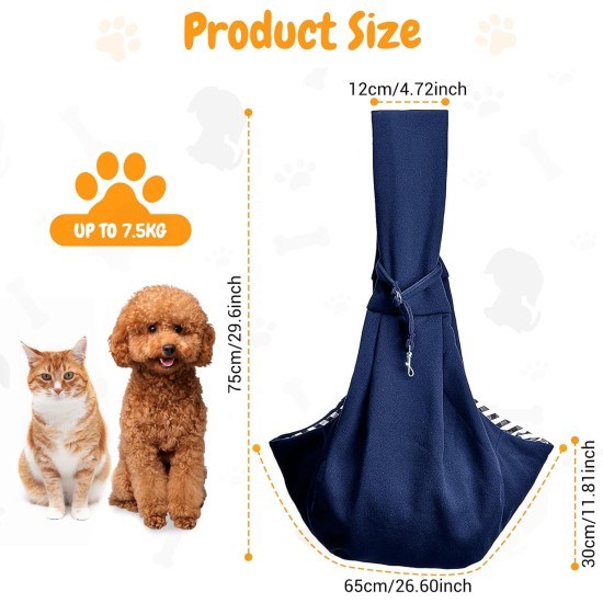 6 kg Dog Carry Bag, Portable Adjustable Dog Carrier for Dogs, Hands-Free Dog Bag, Breathable Transport Bag for Outdoor Walking Activities and Excursions (Black) 6 kg Dog Carry Bag, Portable Adjustable Dog Carrier for Dogs, Hands-Free Dog Bag, Breathable Transport Bag for Outdoor Walking Activities and Excursions (Black)