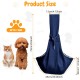 6 kg Dog Carry Bag, Portable Adjustable Dog Carrier for Dogs, Hands-Free Dog Bag, Breathable Transport Bag for Outdoor Walking Activities and Excursions (Black)