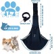 ACTOYS Shoulder Bag for Pets, Adjustable Pet Sling for Dogs, Reversible Small Dog Carrier up to 7 kg, Dog Carry Bag for Walks and Outdoor Activities (Green)
