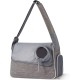 ALLSOPETS Carrier Sling for Dogs Adjustable Carry Bag for Small Dogs Cats Dog Carrier with Hard Bottom Breathable Pet Carrier with Multiple Pocket for Travel Camping Grey ALLSOPETS Carrier Sling for Dogs Adjustable Carry Bag for Small Dogs Cats Dog Carrier with Hard Bottom Breathable Pet Carrier with Multiple Pocket for Travel Camping Grey