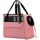 ALLSOPETS Dog Bag Breathable Cat Bag Pet Carrier Shoulder Bag Dog Carrier Bag with Safety Lead and Pockets Pet Bag for Small Dogs Puppies Cats Pink ALLSOPETS Dog Bag Breathable Cat Bag Pet Carrier Shoulder Bag Dog Carrier Bag with Safety Lead and Pockets Pet Bag for Small Dogs Puppies Cats Pink