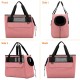 ALLSOPETS Dog Bag Breathable Cat Bag Pet Carrier Shoulder Bag Dog Carrier Bag with Safety Lead and Pockets Pet Bag for Small Dogs Puppies Cats Pink ALLSOPETS Dog Bag Breathable Cat Bag Pet Carrier Shoulder Bag Dog Carrier Bag with Safety Lead and Pockets Pet Bag for Small Dogs Puppies Cats Pink