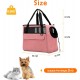 ALLSOPETS Dog Bag Breathable Cat Bag Pet Carrier Shoulder Bag Dog Carrier Bag with Safety Lead and Pockets Pet Bag for Small Dogs Puppies Cats Pink ALLSOPETS Dog Bag Breathable Cat Bag Pet Carrier Shoulder Bag Dog Carrier Bag with Safety Lead and Pockets Pet Bag for Small Dogs Puppies Cats Pink