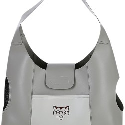 ALLSOPETS Dog Bag Cat Bag Pet Carrier Shoulder Bag Breathable Dog Carrier Bag with Safety Lead and Pockets Pet Bag for Small Dogs Puppies Cats Grey ALLSOPETS Dog Bag Cat Bag Pet Carrier Shoulder Bag Breathable Dog Carrier Bag with Safety Lead and Pockets Pet Bag for Small Dogs Puppies Cats Grey