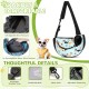 ALLSOPETS Dog Carrier Bag for Small Dogs Cats, Pet Carrier Shoulder Bag, Breathable Dog Sing, Carry Bag for Dogs Travel, for Outdoor Camping (Blue Corgi, S) ALLSOPETS Dog Carrier Bag for Small Dogs Cats, Pet Carrier Shoulder Bag, Breathable Dog Sing, Carry Bag for Dogs Travel, for Outdoor Camping (Blue Corgi, S)