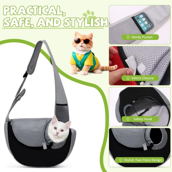 ALLSOPETS Dog Carrier Bag for Small Dogs Cats, Pet Carrier Shoulder Bag, Breathable Dog Sing, Carry Bag for Dogs Travel, for Outdoor Camping (Blue Corgi, S) ALLSOPETS Dog Carrier Bag for Small Dogs Cats, Pet Carrier Shoulder Bag, Breathable Dog Sing, Carry Bag for Dogs Travel, for Outdoor Camping (Blue Corgi, S)