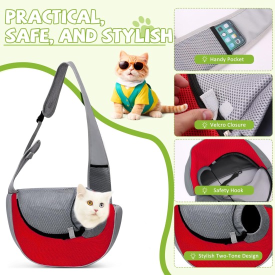 ALLSOPETS Dog Carrier Bag for Small Dogs Cats, Pet Carrier Shoulder Bag, Breathable Dog Sing, Carry Bag for Dogs Travel, for Outdoor Camping (Blue Corgi, S) ALLSOPETS Dog Carrier Bag for Small Dogs Cats, Pet Carrier Shoulder Bag, Breathable Dog Sing, Carry Bag for Dogs Travel, for Outdoor Camping (Blue Corgi, S)