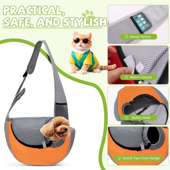 ALLSOPETS Dog Carrier Bag for Small Dogs Cats, Pet Carrier Shoulder Bag, Breathable Dog Sing, Carry Bag for Dogs Travel, for Outdoor Camping (Blue Corgi, S) ALLSOPETS Dog Carrier Bag for Small Dogs Cats, Pet Carrier Shoulder Bag, Breathable Dog Sing, Carry Bag for Dogs Travel, for Outdoor Camping (Blue Corgi, S)