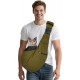 ALLSOPETS Dog Carrier Bag for Small Dogs and Cats, Breathable Dog Sling with Safety Lead, Soft Carry Bag for Travel and Veterinarian (Classic Black)