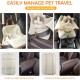 ALLSOPETS Dog Carrier, Cat Handbag, Pet Carrier, Shoulder Bag, Dog Car Seat with Safety Lead and Pockets, Travellers, Pets Carry Bag for Small Dogs, Cats, Khaki ALLSOPETS Dog Carrier, Cat Handbag, Pet Carrier, Shoulder Bag, Dog Car Seat with Safety Lead and Pockets, Travellers, Pets Carry Bag for Small Dogs, Cats, Khaki