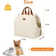 ALLSOPETS Dog Carrier, Cat Handbag, Pet Carrier, Shoulder Bag, Dog Car Seat with Safety Lead and Pockets, Travellers, Pets Carry Bag for Small Dogs, Cats, Khaki ALLSOPETS Dog Carrier, Cat Handbag, Pet Carrier, Shoulder Bag, Dog Car Seat with Safety Lead and Pockets, Travellers, Pets Carry Bag for Small Dogs, Cats, Khaki