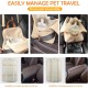 ALLSOPETS Dog Carrier, Cat Handbag, Pet Carrier, Shoulder Bag, Dog Car Seat with Safety Lead and Pockets, Travellers, Pets Carry Bag for Small Dogs, Cats, Khaki ALLSOPETS Dog Carrier, Cat Handbag, Pet Carrier, Shoulder Bag, Dog Car Seat with Safety Lead and Pockets, Travellers, Pets Carry Bag for Small Dogs, Cats, Khaki