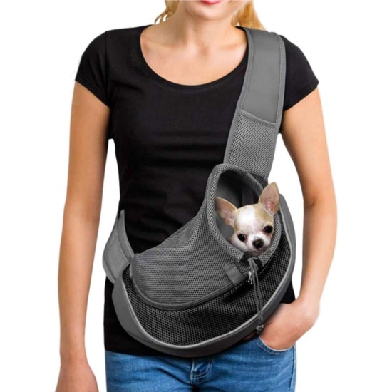 AYIDBE Dog Carrier Bag Portable Shoulder Bag for Cats Puppies Adjustable Travel Bag for Small Animals Breathable Mesh Bag Single Shoulder Bag Puppy Kitten Chihuahua AYIDBE Dog Carrier Bag Portable Shoulder Bag for Cats Puppies Adjustable Travel Bag for Small Animals Breathable Mesh Bag Single Shoulder Bag Puppy Kitten Chihuahua