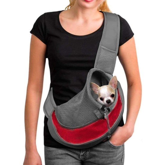 AYIDBE Dog Carrier Bag Portable Shoulder Bag for Cats Puppies Adjustable Travel Bag for Small Animals Breathable Mesh Bag Single Shoulder Bag Puppy Kitten Chihuahua AYIDBE Dog Carrier Bag Portable Shoulder Bag for Cats Puppies Adjustable Travel Bag for Small Animals Breathable Mesh Bag Single Shoulder Bag Puppy Kitten Chihuahua