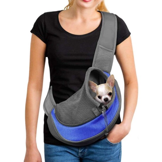 AYIDBE Dog Carrier Bag Portable Shoulder Bag for Cats Puppies Adjustable Travel Bag for Small Animals Breathable Mesh Bag Single Shoulder Bag Puppy Kitten Chihuahua AYIDBE Dog Carrier Bag Portable Shoulder Bag for Cats Puppies Adjustable Travel Bag for Small Animals Breathable Mesh Bag Single Shoulder Bag Puppy Kitten Chihuahua