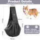 Adjustable Dog Sling Carrier Bag, Dog Carrier, Dog Carrier, Puppy Carrying Capacity up to 7 kg, Comfortable, for Walks and Outdoor Activities Adjustable Dog Sling Carrier Bag, Dog Carrier, Dog Carrier, Puppy Carrying Capacity up to 7 kg, Comfortable, for Walks and Outdoor Activities