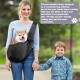 Adjustable Dog Sling Carrier Bag, Dog Carrier, Dog Carrier, Puppy Carrying Capacity up to 7 kg, Comfortable, for Walks and Outdoor Activities Adjustable Dog Sling Carrier Bag, Dog Carrier, Dog Carrier, Puppy Carrying Capacity up to 7 kg, Comfortable, for Walks and Outdoor Activities