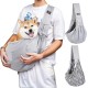 Adjustable Dog Sling Carrier Bag, Dog Carrier, Dog Carrier, Puppy Carrying Capacity up to 7 kg, Comfortable, for Walks and Outdoor Activities Adjustable Dog Sling Carrier Bag, Dog Carrier, Dog Carrier, Puppy Carrying Capacity up to 7 kg, Comfortable, for Walks and Outdoor Activities