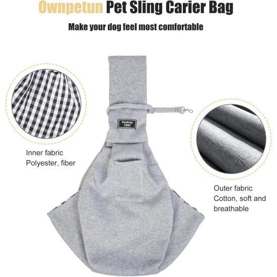 Adjustable Pet Carrier for Dogs and Other Pets, Adjustable, Breathable, Black Adjustable Pet Carrier for Dogs and Other Pets, Adjustable, Breathable, Black