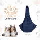 Adjustable Shoulder Strap for Small Dogs Shoulder Strap Hands-Free Belly Up to 7.5kg for Outdoor Travel Subway