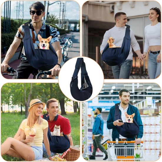 Adjustable Shoulder Strap for Small Dogs Shoulder Strap Hands-Free Belly Up to 7.5kg for Outdoor Travel Subway Adjustable Shoulder Strap for Small Dogs Shoulder Strap Hands-Free Belly Up to 7.5kg for Outdoor Travel Subway