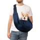 Adjustable Shoulder Strap for Small Dogs Shoulder Strap Hands-Free Belly Up to 7.5kg for Outdoor Travel Subway
