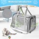 AiQInu Transport Bag Cat Dog Foldable Dog Transport Box with Adjustable Shoulder Strap Load Capacity 3-6 kg for Medium Small Dog Cat Pets on Plane AiQInu Transport Bag Cat Dog Foldable Dog Transport Box with Adjustable Shoulder Strap Load Capacity 3-6 kg for Medium Small Dog Cat Pets on Plane