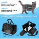AiQInu Transport Bag Cat Dog Foldable Dog Transport Box with Adjustable Shoulder Strap Load Capacity 3-6 kg for Medium Small Dog Cat Pets on Plane AiQInu Transport Bag Cat Dog Foldable Dog Transport Box with Adjustable Shoulder Strap Load Capacity 3-6 kg for Medium Small Dog Cat Pets on Plane