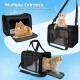 AiQInu Transport Bag Cat Dog Foldable Dog Transport Box with Adjustable Shoulder Strap Load Capacity 3-6 kg for Medium Small Dog Cat Pets on Plane AiQInu Transport Bag Cat Dog Foldable Dog Transport Box with Adjustable Shoulder Strap Load Capacity 3-6 kg for Medium Small Dog Cat Pets on Plane