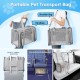 AiQInu Transport Bag Cat Dog Foldable Dog Transport Box with Adjustable Shoulder Strap Load Capacity 3-6 kg for Medium Small Dog Cat Pets on Plane AiQInu Transport Bag Cat Dog Foldable Dog Transport Box with Adjustable Shoulder Strap Load Capacity 3-6 kg for Medium Small Dog Cat Pets on Plane