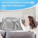 AiQInu Transport Bag Cat Dog Foldable Dog Transport Box with Adjustable Shoulder Strap Load Capacity 3-6 kg for Medium Small Dog Cat Pets on Plane AiQInu Transport Bag Cat Dog Foldable Dog Transport Box with Adjustable Shoulder Strap Load Capacity 3-6 kg for Medium Small Dog Cat Pets on Plane