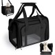 AiQInu Transport Bag Cat Dog Foldable Dog Transport Box with Adjustable Shoulder Strap Load Capacity 3-6 kg for Medium Small Dog Cat Pets on Plane AiQInu Transport Bag Cat Dog Foldable Dog Transport Box with Adjustable Shoulder Strap Load Capacity 3-6 kg for Medium Small Dog Cat Pets on Plane