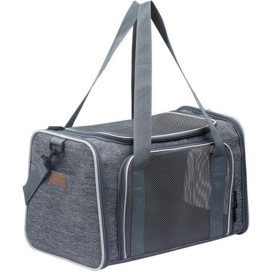 Akinerri Airline Approved Pet Carrier Soft Sided Folding Puppy Cat Carrier Carrier for Small Medium Cats Akinerri Airline Approved Pet Carrier Soft Sided Folding Puppy Cat Carrier Carrier for Small Medium Cats