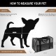 Akinerri Airline Approved Pet Carrier Soft Sided Folding Puppy Cat Carrier Carrier for Small Medium Cats Akinerri Airline Approved Pet Carrier Soft Sided Folding Puppy Cat Carrier Carrier for Small Medium Cats