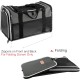 Akinerri Airline Approved Pet Carrier Soft Sided Folding Puppy Cat Carrier Carrier for Small Medium Cats Akinerri Airline Approved Pet Carrier Soft Sided Folding Puppy Cat Carrier Carrier for Small Medium Cats