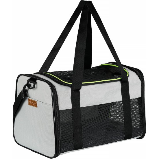 Akinerri Airline Approved Pet Carrier Soft Sided Folding Puppy Cat Carrier Carrier for Small Medium Cats Akinerri Airline Approved Pet Carrier Soft Sided Folding Puppy Cat Carrier Carrier for Small Medium Cats