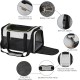 Akinerri Airline Approved Pet Carrier Soft Sided Folding Puppy Cat Carrier Carrier for Small Medium Cats Akinerri Airline Approved Pet Carrier Soft Sided Folding Puppy Cat Carrier Carrier for Small Medium Cats