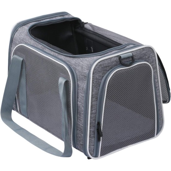 Akinerri Airline Approved Pet Carrier Soft Sided Folding Puppy Cat Carrier Carrier for Small Medium Cats Akinerri Airline Approved Pet Carrier Soft Sided Folding Puppy Cat Carrier Carrier for Small Medium Cats