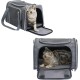 Akinerri Airline Approved Pet Carrier Soft Sided Folding Puppy Cat Carrier Carrier for Small Medium Cats Akinerri Airline Approved Pet Carrier Soft Sided Folding Puppy Cat Carrier Carrier for Small Medium Cats