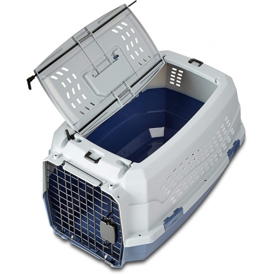 Amazon Basics Pet Carrier - 2 Doors, 1 Roof Opening Amazon Basics Pet Carrier - 2 Doors, 1 Roof Opening