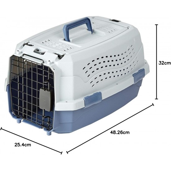 Amazon Basics Pet Carrier - 2 Doors, 1 Roof Opening Amazon Basics Pet Carrier - 2 Doors, 1 Roof Opening