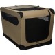 Amazon Basics Portable Folding Travel Kennel with Soft Sides and 4 Doors Large for Cats, Dogs, Rabbits and Other Small Animals, Grey, L 91 x W 61 x H 61 cm Amazon Basics Portable Folding Travel Kennel with Soft Sides and 4 Doors Large for Cats, Dogs, Rabbits and Other Small Animals, Grey, L 91 x W 61 x H 61 cm