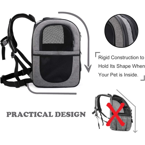 Apollo Walker Pet Carrier Backpack for Large/Small Cats and Dogs, Puppies, Safety Features and Pillow Back Support for Travel, Hiking, Outdoor (Black) Apollo Walker Pet Carrier Backpack for Large/Small Cats and Dogs, Puppies, Safety Features and Pillow Back Support for Travel, Hiking, Outdoor (Black)