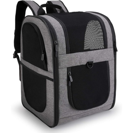 Apollo Walker Pet Carrier Backpack for Large/Small Cats and Dogs, Puppies, Safety Features and Pillow Back Support for Travel, Hiking, Outdoor (Black) Apollo Walker Pet Carrier Backpack for Large/Small Cats and Dogs, Puppies, Safety Features and Pillow Back Support for Travel, Hiking, Outdoor (Black)